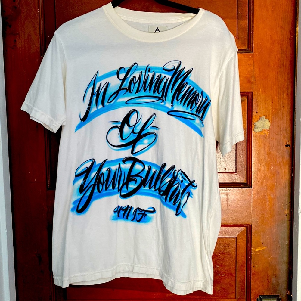 Unif "In Loving Memory Of Your Bullshit" Airbrush… - image 1